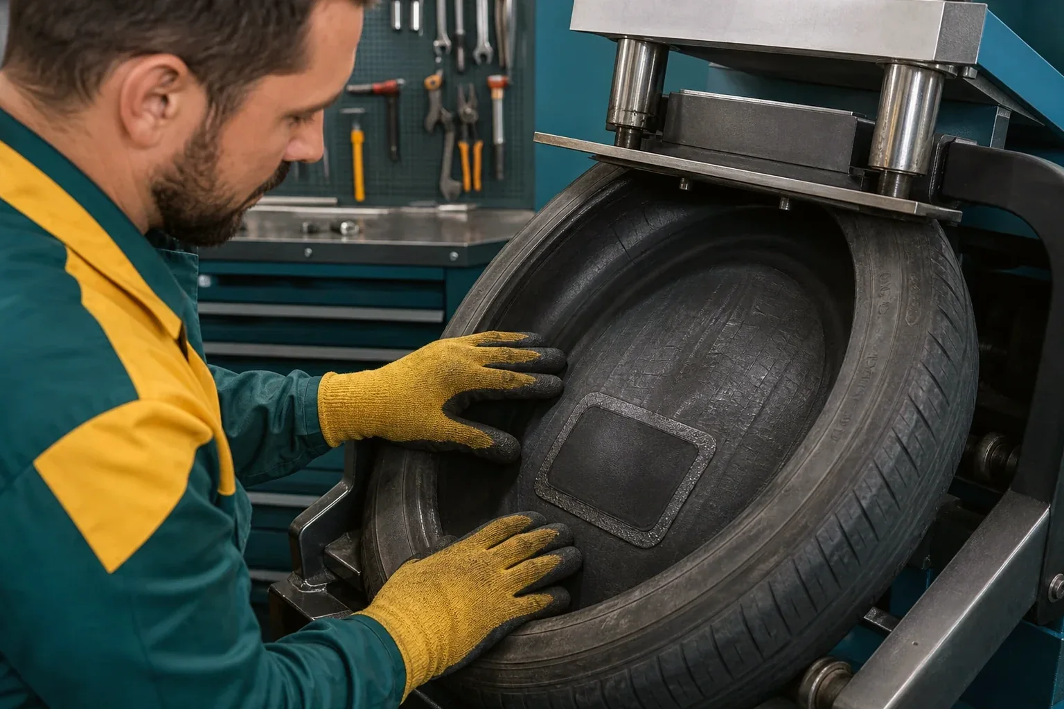 Serviço vulcanização de pneus de O Polo Borracharia Hortolândia em Hortolândia